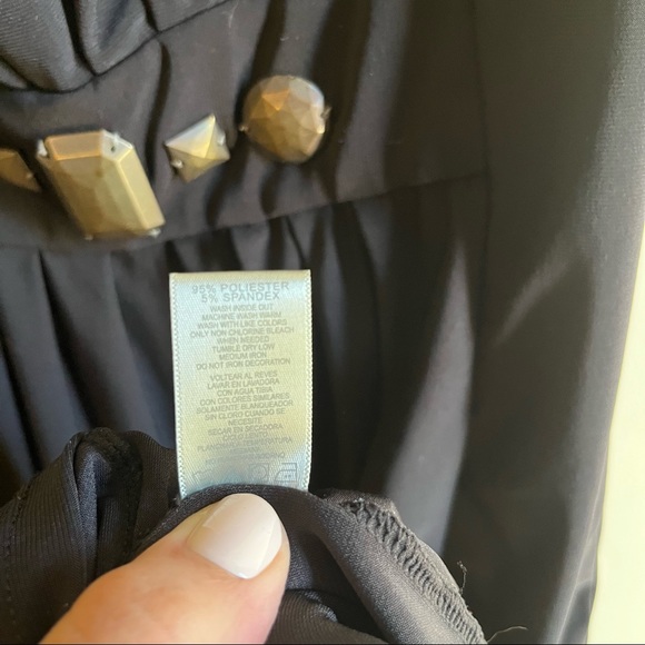 Black Sleeveless Scoop Neck Level Eight Cocktail Dress, Size XL - Picture 5 of 6